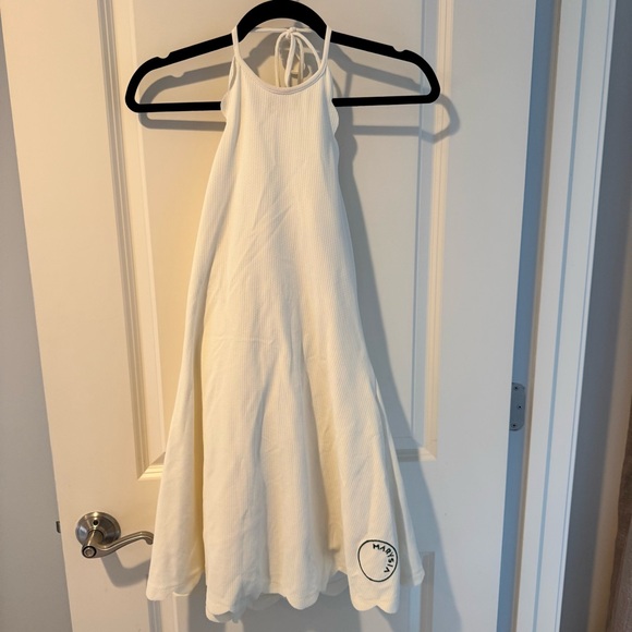 NWT Marysia Bianca Halter Athletic Dress in Coconut White | L - Picture 3 of 9